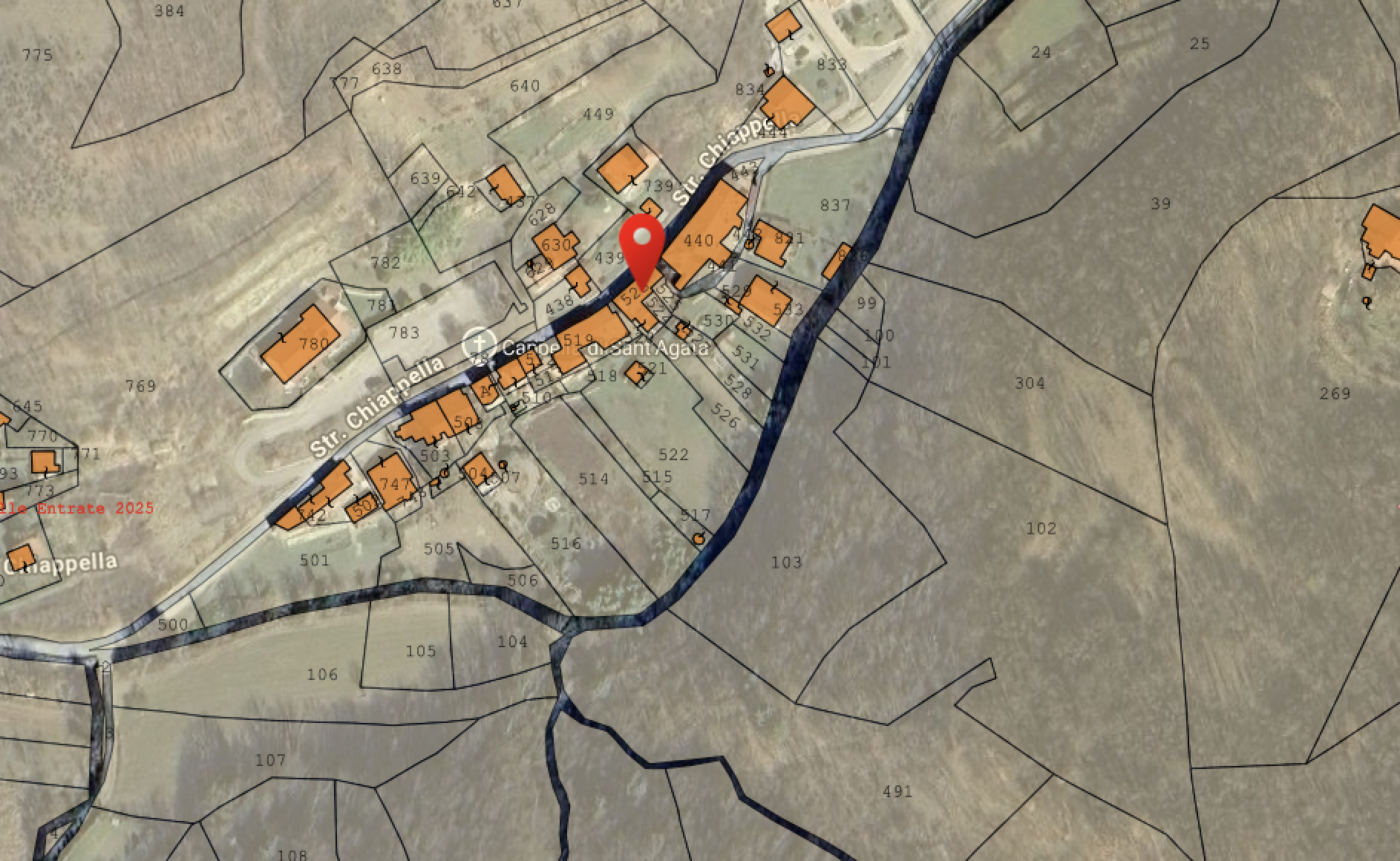 Cadastral Map Casa del Caco