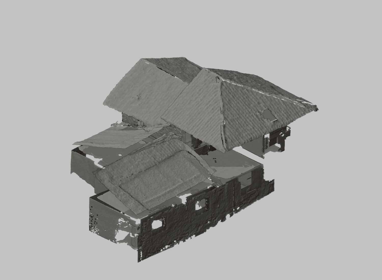 Partial 3D reconstruction of Casa del Forno