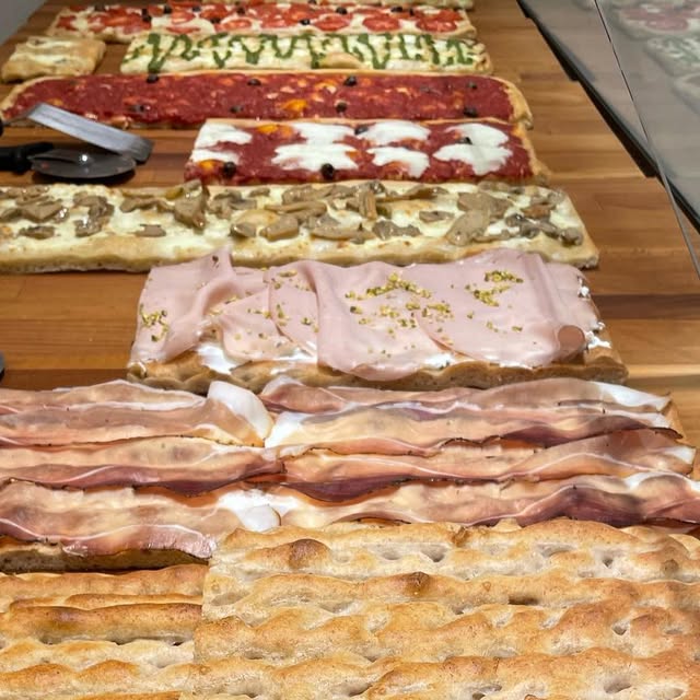 Focaccia and bakery-counter specialities · photo from Farina del mio sacco